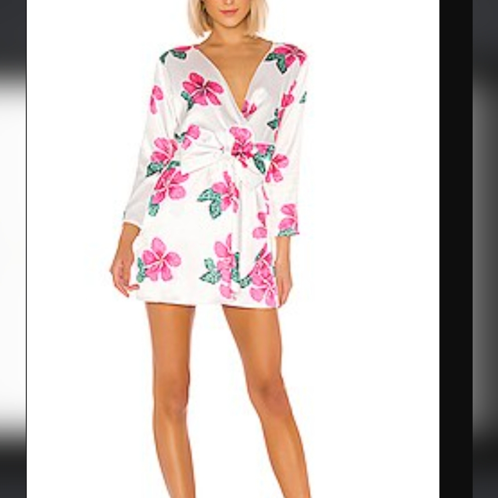 RESA tropical floral print dress (from revolve)